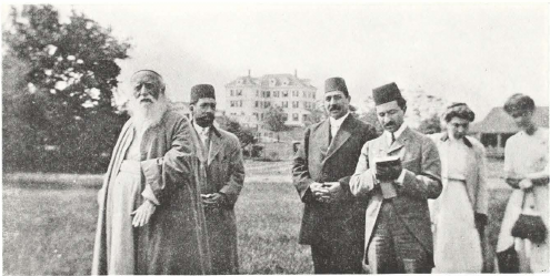 ‘Abdu’l-Bahá at Green Acre, Maine, August 17, 1912.