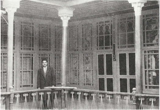 Interior of the Ḥazíratu’l-Quds which has been purchased by the Bahá’ís of Baghdád, ‘Iráq, to serve as devotional and administrative center for the Bahá’ís of ‘Iráq.